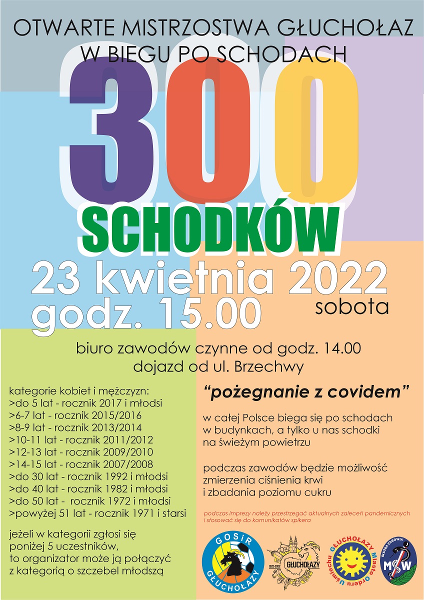 Otwarte mistrzostwa Głuchołaz w biegu na 300 schodków